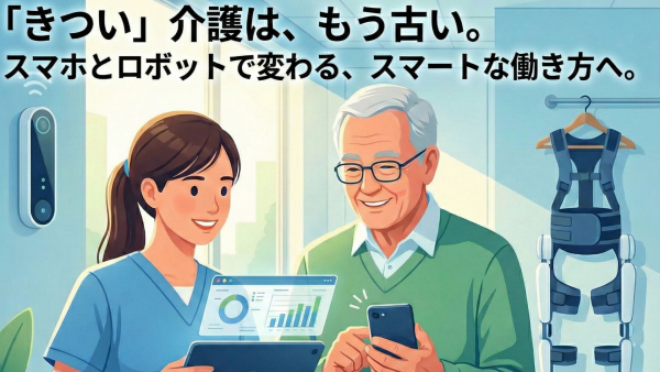 【2025年注目】「きつい」はもう古い？スマホとロボットで激変する「スマート介護」の現場とは